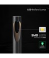 V-Tac 6W LED Gartenlampe - Schwarz, IP65, 3000K, Cree Chip, 6 Jahre Garantie