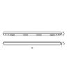 120cm kraftvolle LED-Armatur - Durchverdrahtet, 36W, 5000K, 160 lm/W