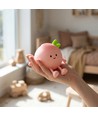 MOCHI Pfirsich Nachtlicht aus weichem Silikon - aufladbar, Touch-dimmbar