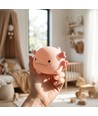 MOCHI Axolotl Nachtlicht aus weichem Silikon - aufladbar, Farbwechsel + Warmweiß
