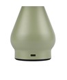 Wiederaufladbare LED-Tischleuchte - Grün, Ø15cm, 22cm hoch, Touch-dimmbar, 3-in-1, IP20