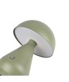 Wiederaufladbare LED-Tischleuchte - Grün, Ø15cm, 22cm hoch, Touch-dimmbar, 3-in-1, IP20