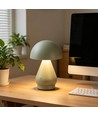 Wiederaufladbare LED-Tischleuchte - Grün, Ø15cm, 22cm hoch, Touch-dimmbar, 3-in-1, IP20