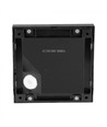 2W LED Treppenbeleuchtung - Schwarz, Aufbaumontage, IP65 Innen/Außen, 230V