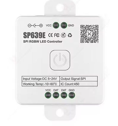 Lauflicht RGBW+IC SPI Strip Controller - Bluetooth, 12V/24V, SP639E