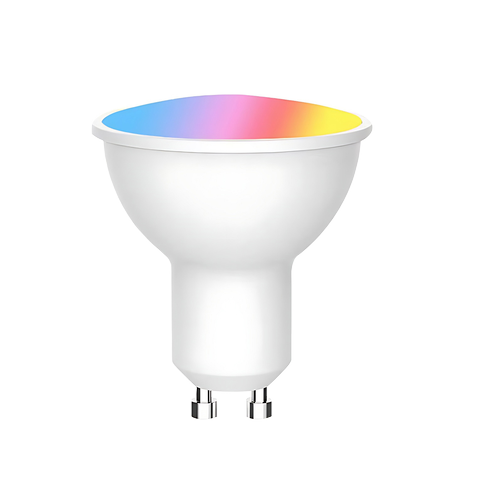 V-Tac 5W Smart Home LED-Lampe - Tuya/Smart Life, kompatibel mit Google Home, Alexa und Smartphones, GU10 Spot