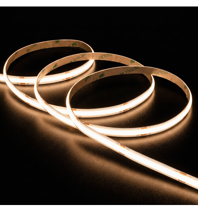 5m 12,5W/m Dot-free COB-LED-Streifen RA90 - 24V DC, IP20, 480 LED/m, 5 Jahre Garantie