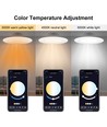 4er Set RGB+CCT Smart Home Downlight - 5W LED, Bluetooth, Google Home & Alexa