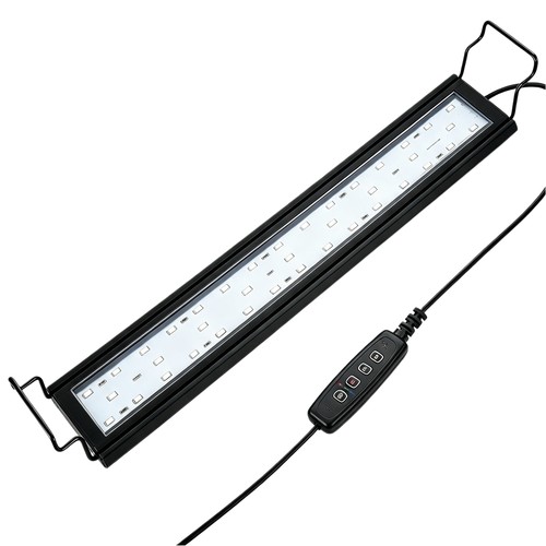 48-68 cm Aquarium-Leuchte - 11W LED, weiß/blau/rot/grün/lila, verstellbare Länge, IP66