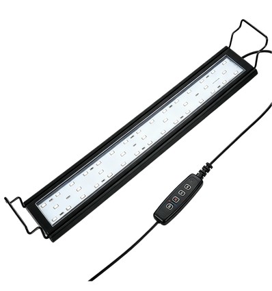 48-68 cm Aquarium-Leuchte - 11W LED, weiß/blau/rot/grün/lila, verstellbare Länge, IP66