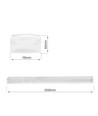 120cm LED-Leuchte, Watt und CCT einstellbar - 3CCT, 20/30/40W, 115lm/W, IP44, IK10, 5 J. Garantie
