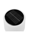 Wiederaufladbare RGBW LED-Tischleuchte mit Solar - Weiß, Fernbedienung