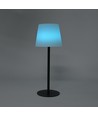 Wiederaufladbare RGBW LED-Tischleuchte mit Solar - Weiß, Fernbedienung