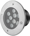 LEDlife Bodeneinbaustrahler - 9W, rund, Edelstahl, 24V AC/DC