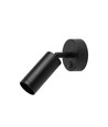 Mini GU10 Wandspot mit Schalter, Schwarz - ohne Leuchtmittel