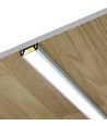 1m Aluprofil SURFACE10 BC/UX - Unbehandeltes Aluminium, Aufbau, LED-Schiene
