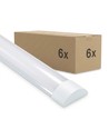 6x 120cm komplette LED-Leuchte - 40W, 3 Jahre Herstellergarantie, 230V