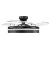 Deckenleuchte mit verstecktem Ventilator - RA90, CCT, 60W, schwarz