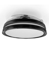Deckenleuchte mit verstecktem Ventilator - RA90, CCT, 60W, schwarz