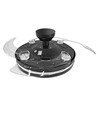 Deckenleuchte mit verstecktem Ventilator - RA90, CCT, 60W, schwarz