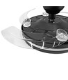 Deckenleuchte mit verstecktem Ventilator - RA90, CCT, 60W, schwarz