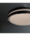 Deckenleuchte m. verstecktem Ventilator - RA90, CCT, 60W, schwarz