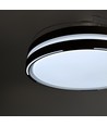 Deckenleuchte mit verstecktem Ventilator - RA90, CCT, 60W, schwarz