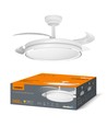 Deckenleuchte mit verstecktem Ventilator - RA90, CCT, 60W, weiß