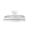 Deckenleuchte mit verstecktem Ventilator - RA90, CCT, 60W, weiß