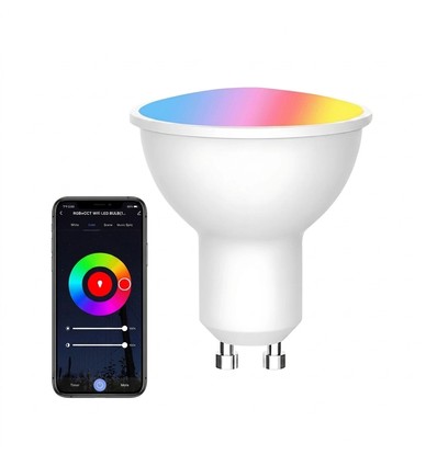 V-Tac 5W Smart Home LED-Lampe - Tuya/Smart Life, kompatibel mit Google Home, Alexa und Smartphones, GU10 Spot
