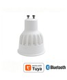 4x GU10 5W Smart Home LED Lampe - Bluetooth, 6,6 cm, kompatibel mit Google Home, Alexa und Smartphone