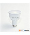 4x GU10 5W Smart Home LED Lampe - Bluetooth, 6,6 cm, kompatibel mit Google Home, Alexa und Smartphone