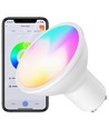 V-Tac 5W Smart Home LED-Lampe - Tuya/Smart Life, kompatibel mit Google Home, Alexa und Smartphones, GU10 Spot