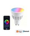4x GU10 5W Smart Home LED Lampe - Bluetooth, 6,6 cm, kompatibel mit Google Home, Alexa und Smartphone