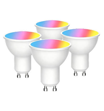V-Tac 5W Smart Home LED-Lampe - Tuya/Smart Life, kompatibel mit Google Home, Alexa und Smartphones, GU10 Spot