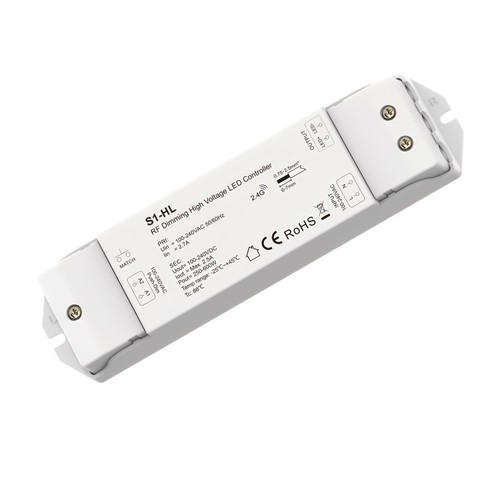 LEDlife rWave 230V LED-Streifen Dimmer - RF, Push-Dim, 500W
