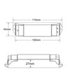 LEDlife rWave 230V LED-Streifen Dimmer - RF, Push-Dim, 500W