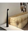 Wiederaufladbare LED Tischleuchte innen/außen - Schwarz, 40cm hoch, 3-Stufen dimmbar, IP44