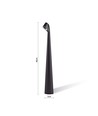 Wiederaufladbare LED Tischleuchte innen/außen - Schwarz, 40cm hoch, 3-Stufen dimmbar, IP44