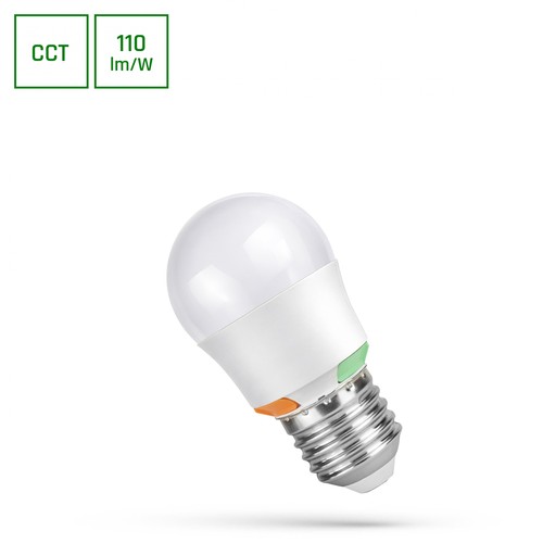 E27 LED Tropfenlampe G45 - 2W/4W/6W, CCT, 3-Stufen einstellbare Lichtfarbe