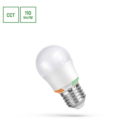 E27 LED Tropfenlampe G45 - 2W/4W/6W, CCT, 3-Stufen einstellbare Lichtfarbe