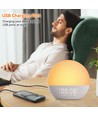 Wake-up Light Lichtwecker, Sonnenaufgangseffekt - Bluetooth 5.3 Lautsprecher, Schlafklänge, dimmbar