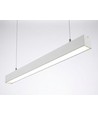 120cm 38/32/24W Lichtleiste - CCT, Weiß, Bürolampe, inkl. Seilaufhängung