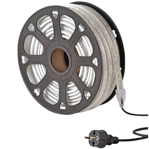 25m Lichtband Trommel Baustellenbeleuchtung - 230V, IP65, 1500 lm/m, 12W/m, 4000K