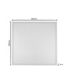 60x60 LED Panel 36W (rückseitig beleuchtet) - UGR19, inkl. Philips Treiber, weißer Rand