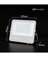 150W LED Fluter - 135lm/W, CREE Chip, IP65, schwarzes Gehäuse, 6 Jahre Garantie