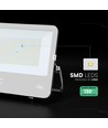 150W LED Fluter - 135lm/W, CREE Chip, IP65, schwarzes Gehäuse, 6 Jahre Garantie