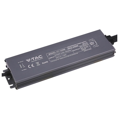 200W / 12V DC Netzteil für LED-Streifen - 16,6A, IP67 wasserdicht