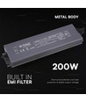 200W / 12V DC Netzteil für LED-Streifen - 16,6A, IP67 wasserdicht