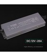 300W / 12V DC Netzteil für LED-Streifen - 25A, IP67 wasserdicht